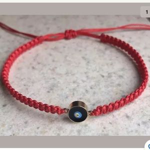 Handmade Fashion Knitted Evil Eye Charm Bracelet